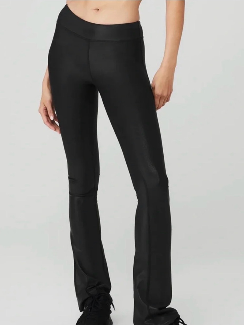 Alo Yoga Super Shine Low Rise Bootcut Leggings